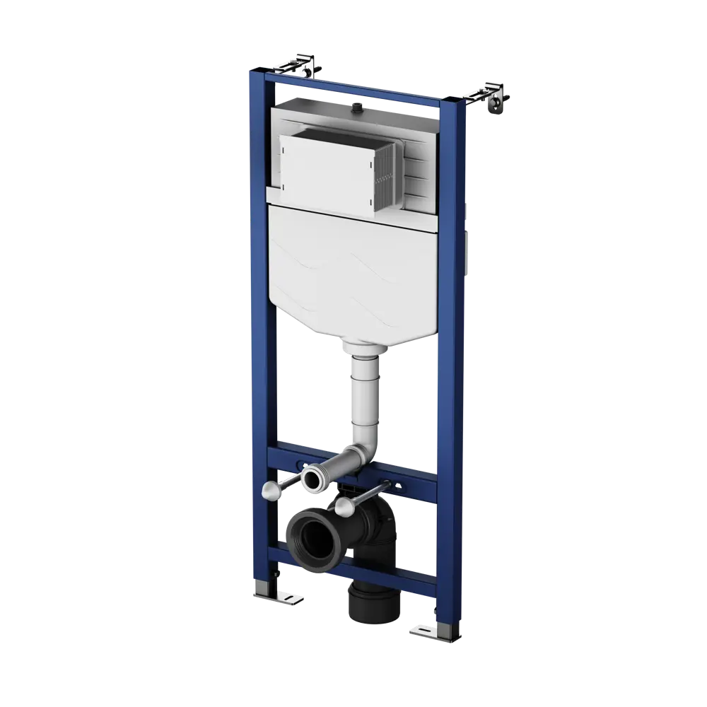 AM.PM Fresh Tornado — безободковый унитаз с инсталляцией и микролифтом 89400183 STLM-1566751 - Вид №1