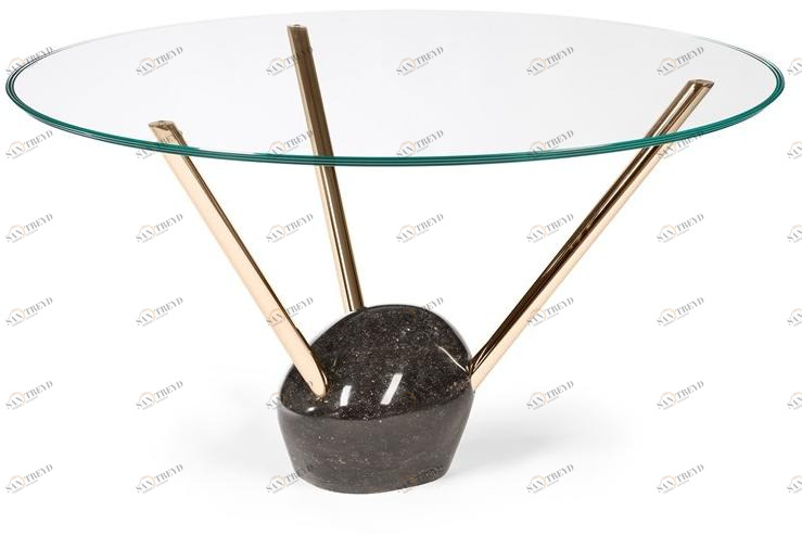 VGnewtrend Круглый стеклянный стол sun-id-1439710