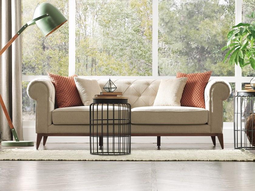 Enza Home Тафтинговый 3-местный диван из ткани Chelsea sun-id-1381526 - Вид №6