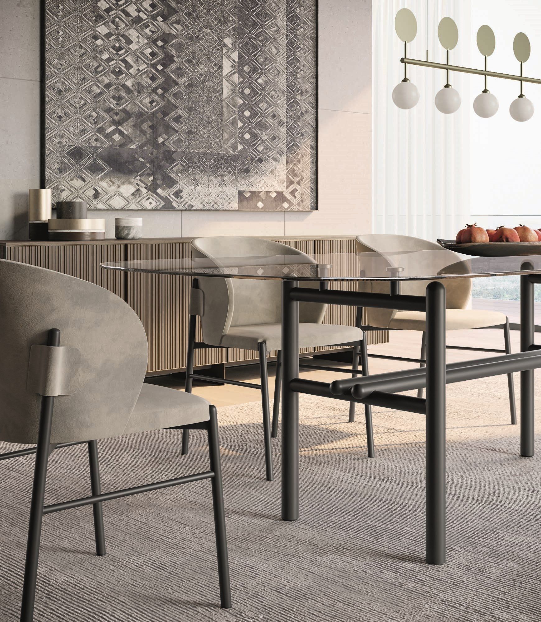 Стеклянный овальный стол Dall'Agnese Supernova ARCH-00098770 - Вид №5