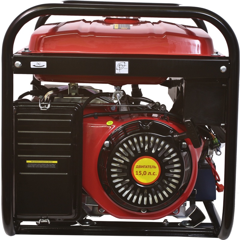 59754 Калибр Бензиновый электрогенератор БЭГ-6500А  - Вид №1