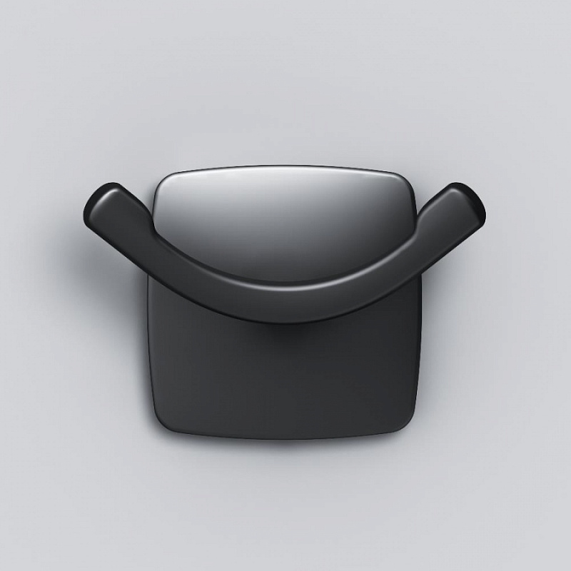 A9035622 Двойной крючок для полотенец черный AM.PM Gem - Вид №3