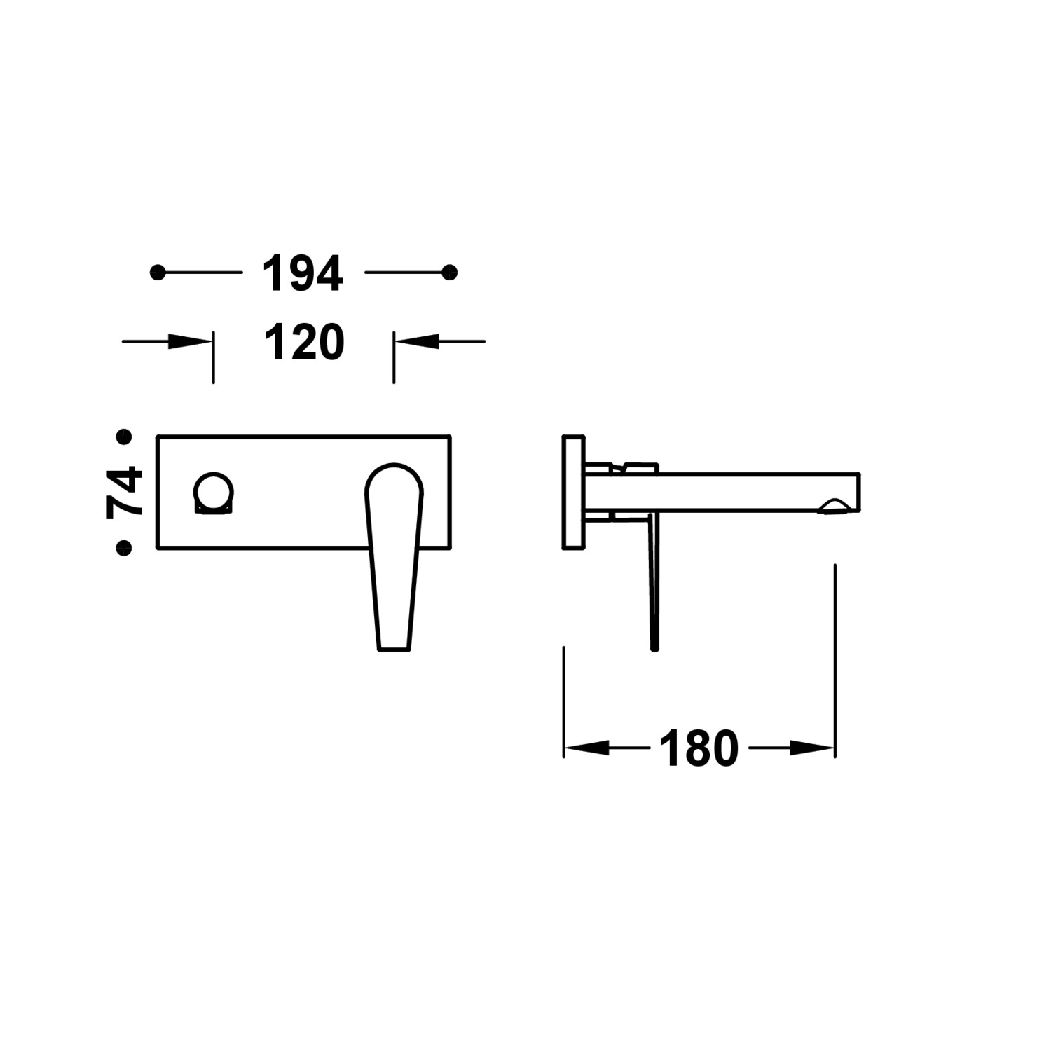 КЛАСС Видимой части для корпуса встраиваемой раковины-20530031 TRES  - Вид №1