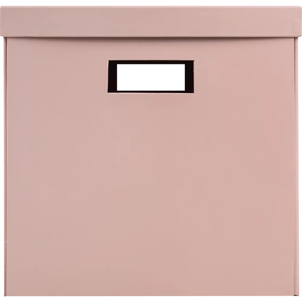 Коробка складная 31x31x30 см картон цвет розовый STORIDEA STLM-2163873 - Вид №2