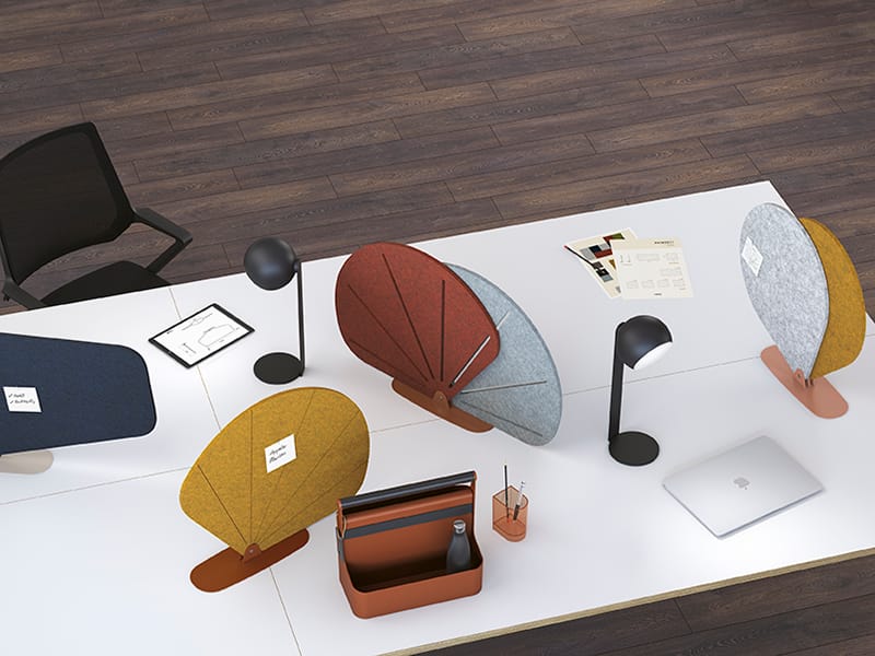 Рециркулированный ПЭТ звукопоглощающий стол перегородка панель Manade ARCH-00024669 - Вид №2