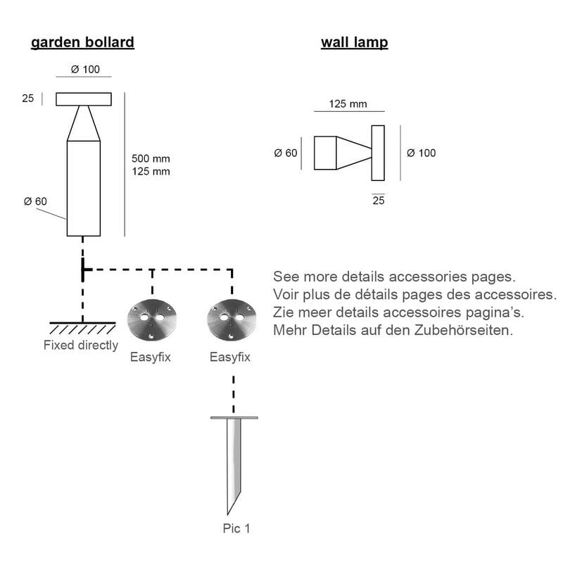 Анодированный алюминиевый наружный светильник / Настенный светильник BEL-LIGHTING DISK ARCH-00068367 - Вид №5