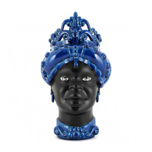 201141-80 ABHIKA ВАЗА MORO LADY MED. МАТ H45 BLUE