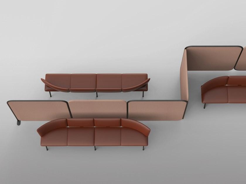 Quinti Sedute Отдельностоящая модульная офисная перегородка из металла sun-id-1392926 - Вид №5