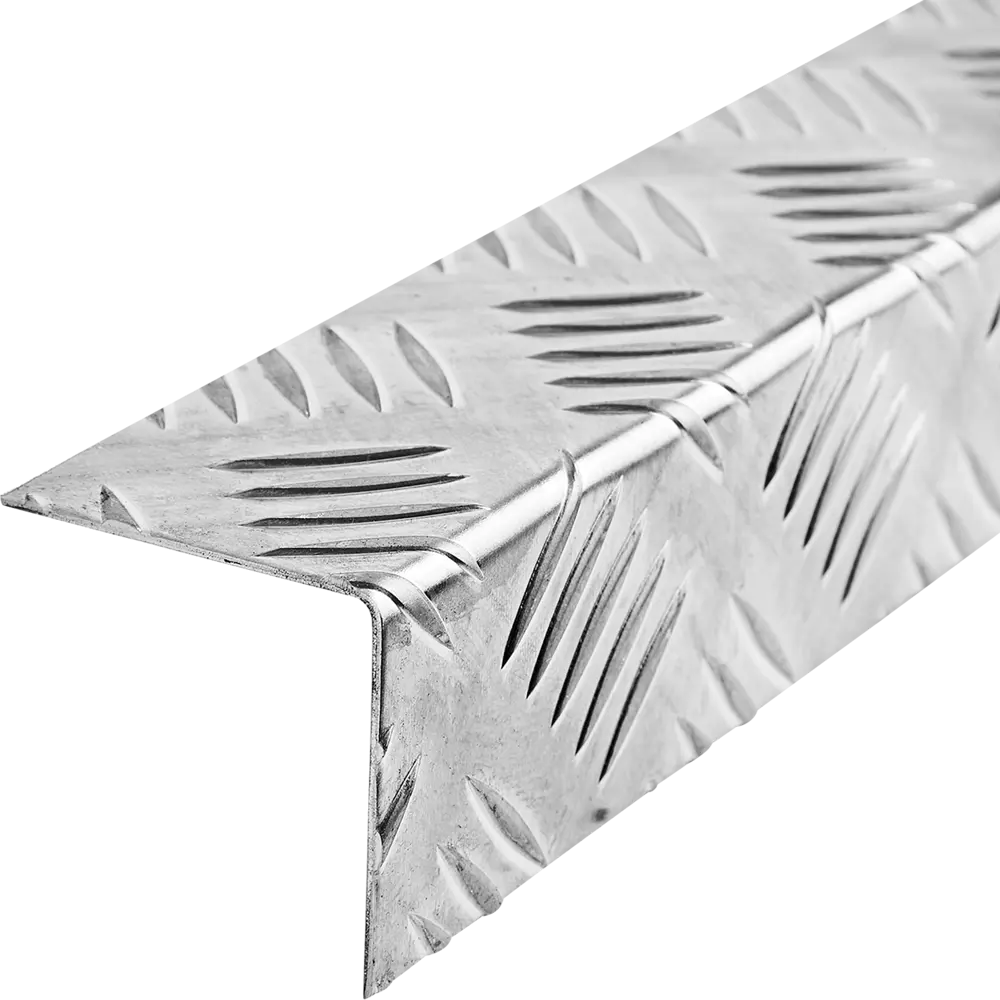 Santreyd Алюминиевый рифленый уголок 50x50 мм для надежной отделки 89034304 STLM-1007828