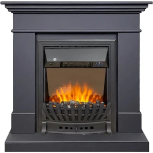 Каминокомплект Royal Flame California STD SFT разборный Aspen Black 1.5 кВт цвет серый графит