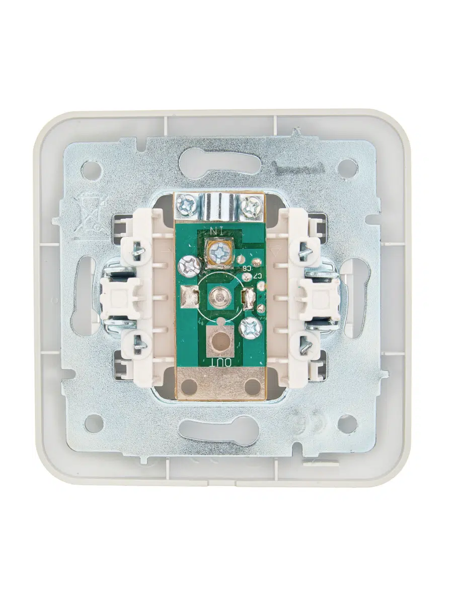 ASTI Розетка ТВ оконечная жемчужно-белый перламутр LEZARD 7081-3030-130 - Вид №2