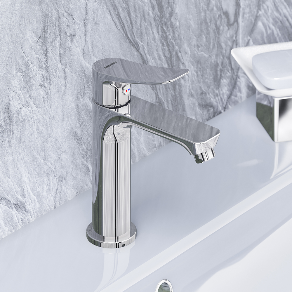 220220000 смеситель для умывальника (картридж 25мм) Damixa Apollo