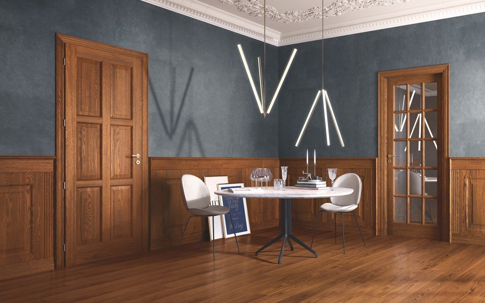 Пантографическая обшивка из дуба GAROFOLI классическая ARCH-00060914 - Вид №4