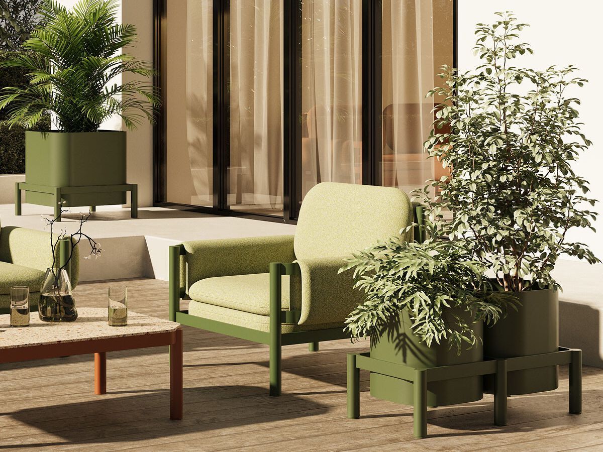 Алюминиевый садовый стул с подлокотниками Joyf Tropic ARCH-00131769 - Вид №3