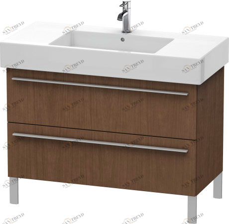 XL654401313 Тумбочка напольная X-Large #XL6544 1000 x 470 мм Американский орех, натуральный шпон Duravit