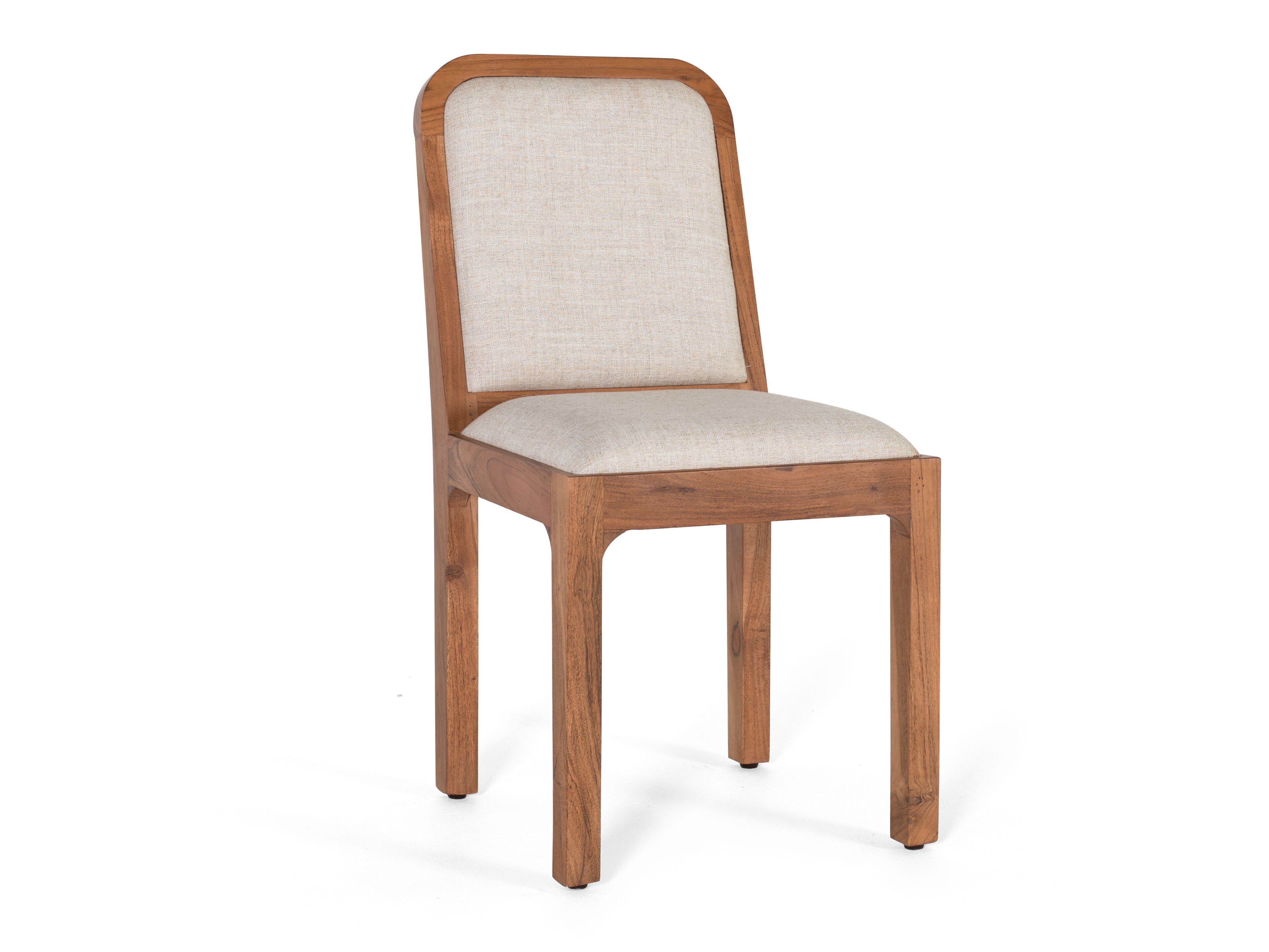 Мягкий стул из ткани и акации Giner y Colomer Contemporary ARCH-00025258