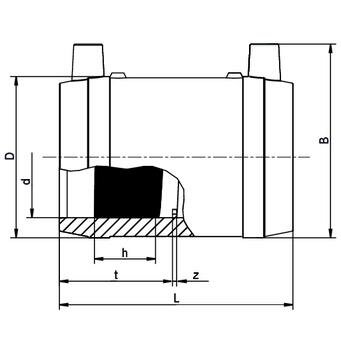 SANIT 612691 Хомуты с легко удаляемой остановки  - Вид №1
