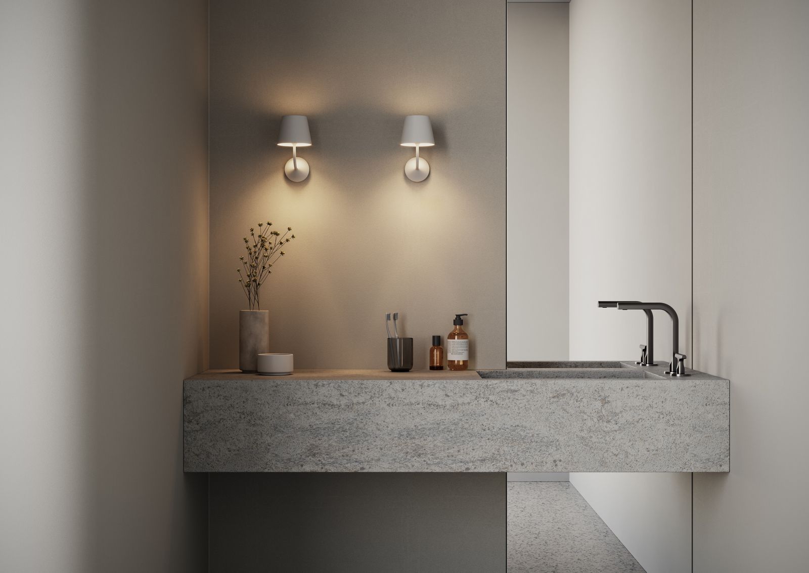 Литой алюминиевый светодиодный настенный светильник с диммером Zafferano Poldina230V ARCH-00082709 - Вид №1