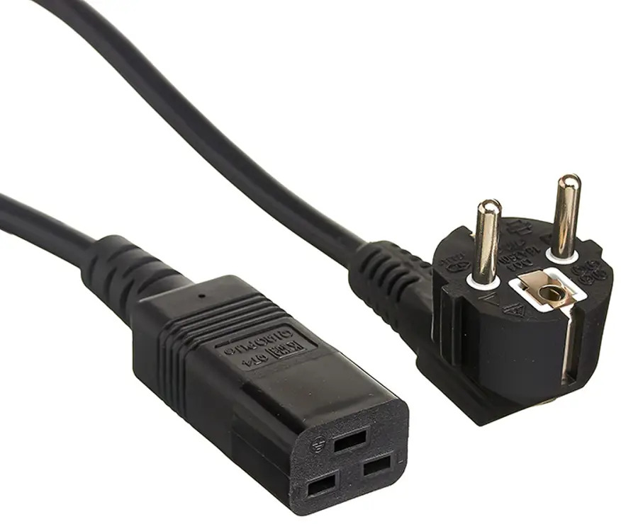 90716881 Кабель питания ExeGate Power PC19-3P 3x1.5 мм² медь черный 16А 3м STLM-1119002