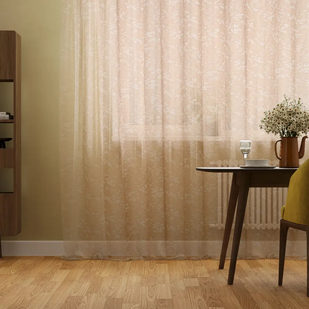 Тюль на ленте Inspire Vens 250x280 см цвет бело-желтый 86255225 STLM-2046260 