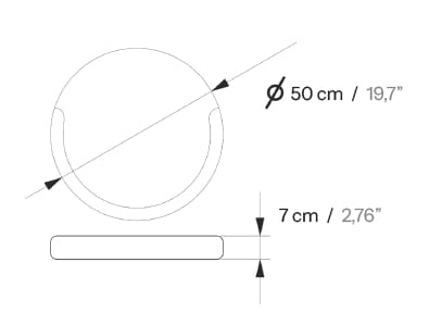 Наружная круглая подушка OGO DOT CUSHION ARCH-00032503 - Вид №4