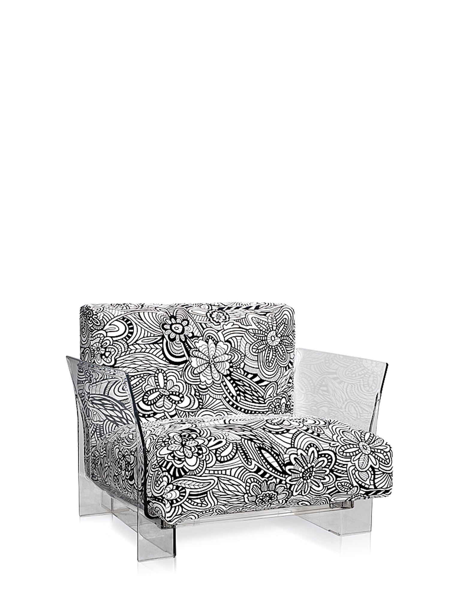 Съемное кресло из хлопка с подлокотниками Kartell POP MISSONI ARCH-00060292 - Вид №3