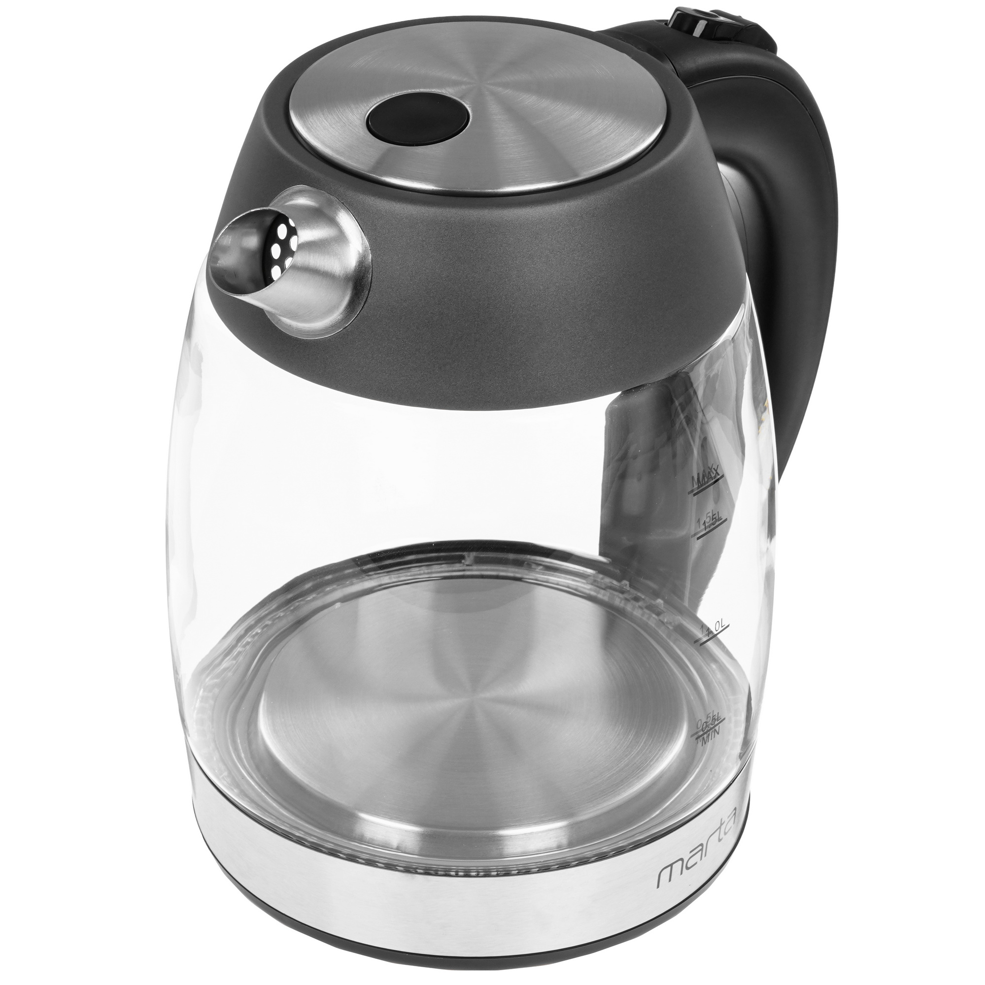 8192008 Электрочайник MARTA MT-4563 серый STDN-0005465 - Вид №2