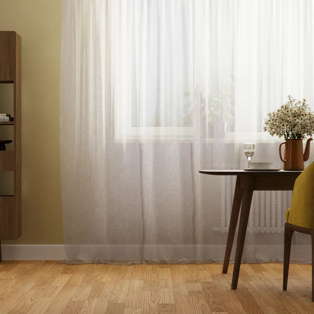 Тюль на ленте Inspire Anan 250x280 см цвет белый 86255227 STLM-2210731 