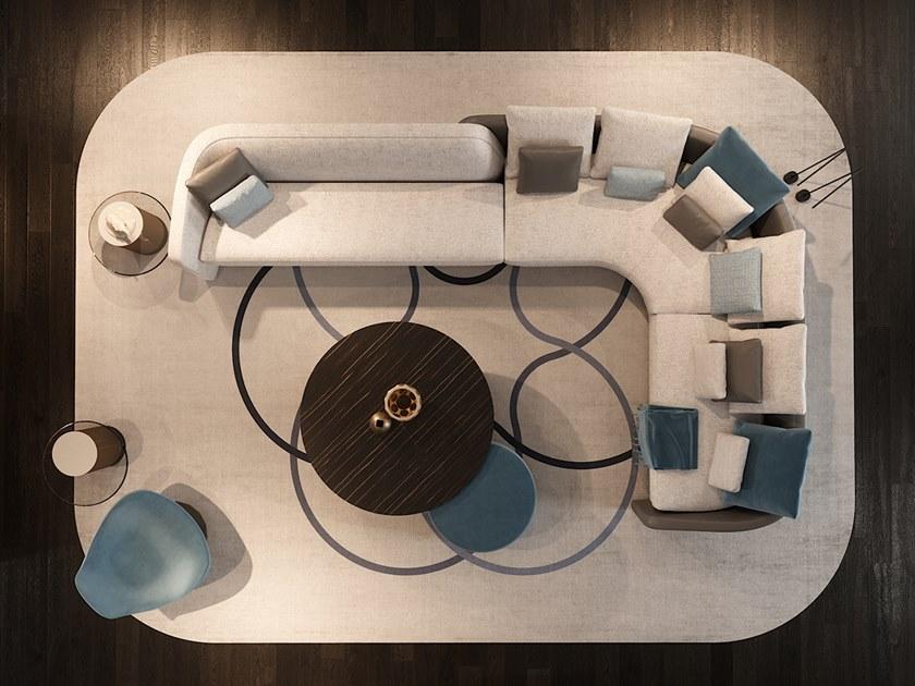 Reflex Модульный угловой диван со съемным чехлом из кожи и ткани Pininfarina home design sun-id-1383803 - Вид №3