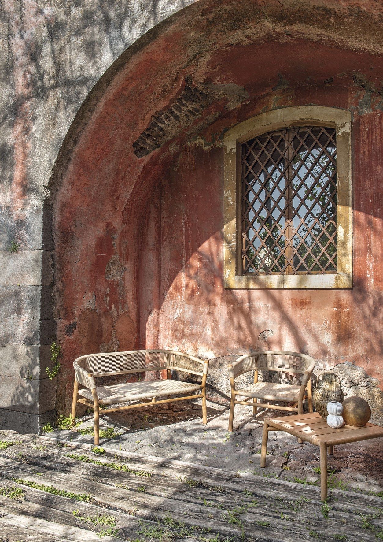 2-местный диван из тика и веревки Ethimo ARCH-00061838 - Вид №4