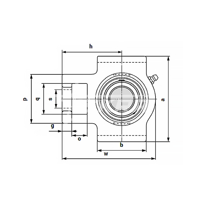 IS1883 Подшипниковый узел UCT211 ISKRA  - Вид №1