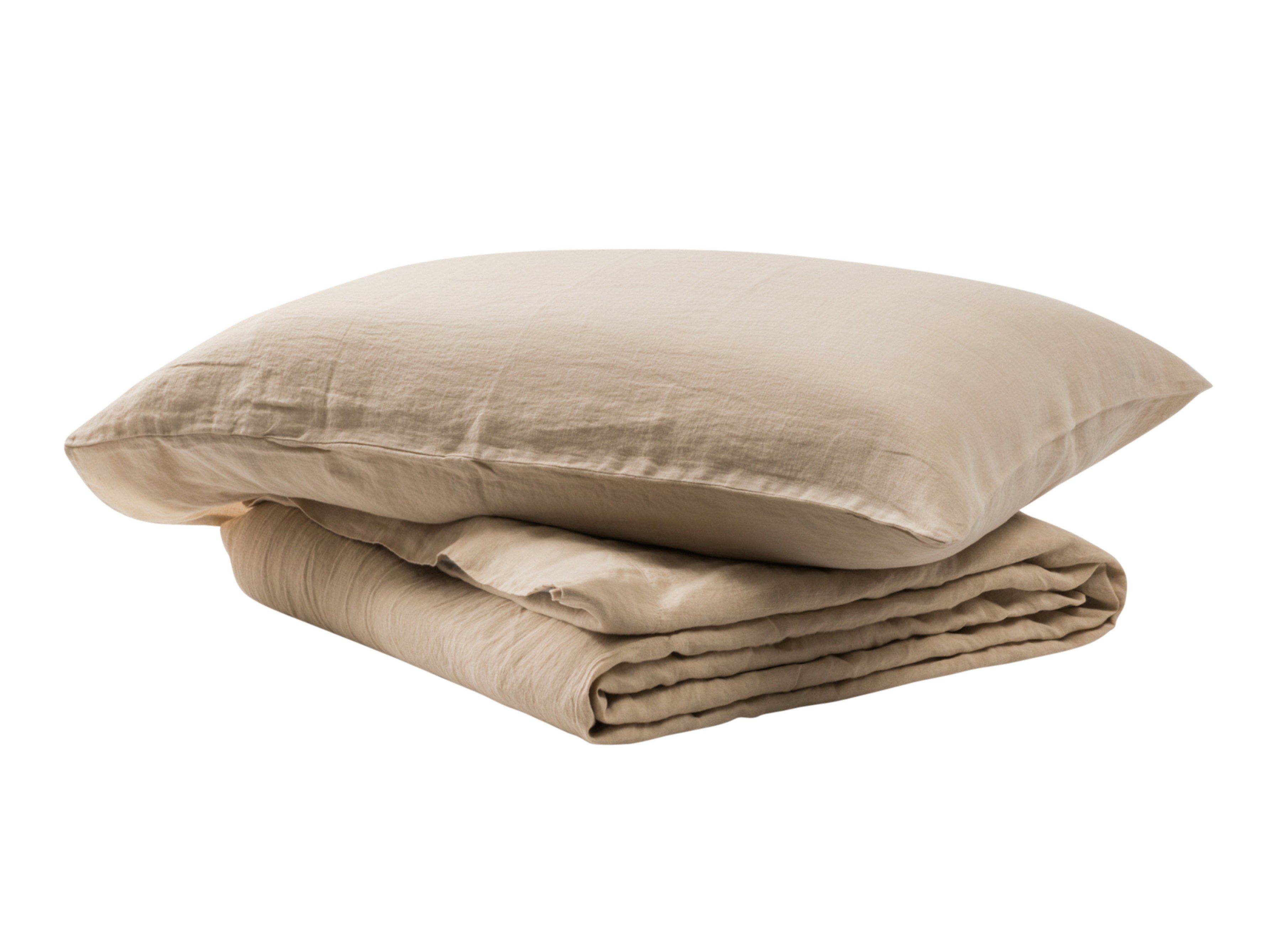 Комбинированная однотонная кровать из льна Lanerossi LIPARI ARCH-00036447 - Вид №2