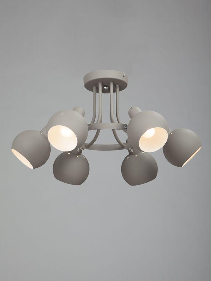 Потолочная люстра Vitaluce V5188/6 VITALUCE ДИЗАЙНЕРСКИЕ 194259 Серый  - Вид №1