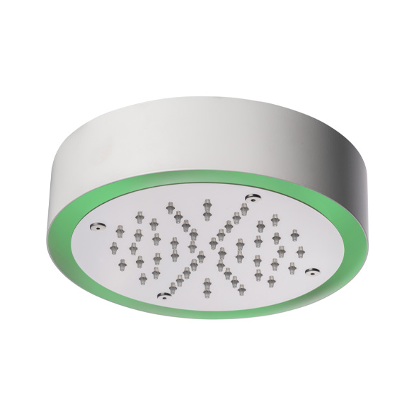 82037 Видимая головка ø200 с шаром для крепления на кронштейне 82039 / дождь + легкая струя HORUS Range Hydro 