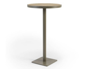 Высокий круглый садовый стол