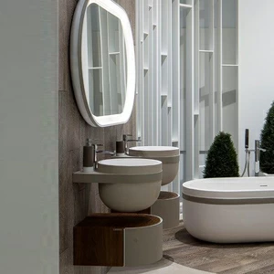 S502700001 Подвесная раковина настенная овальная SYSTEMPOOL  белая