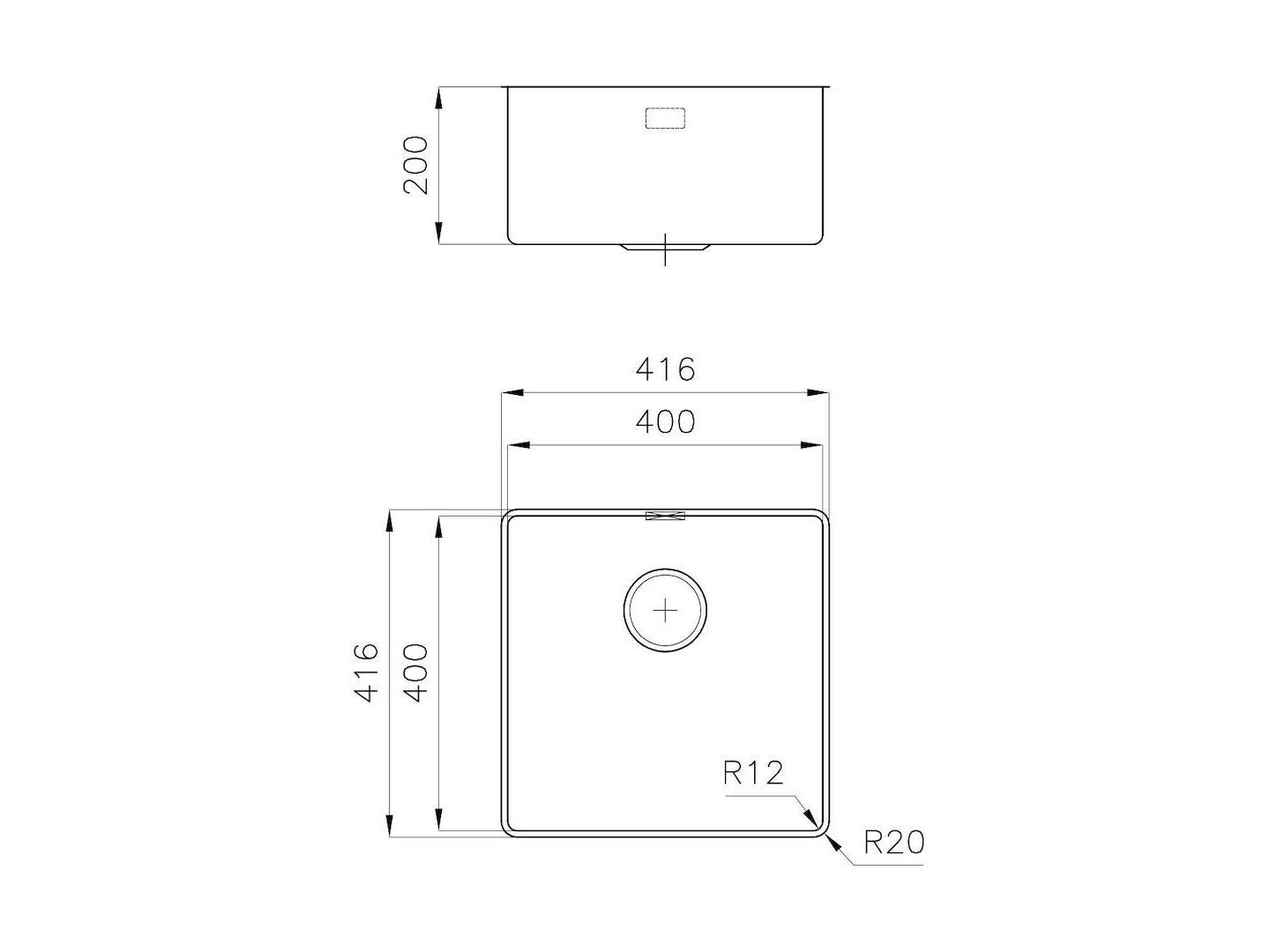 Раковина из нержавеющей стали Foster Phantom ARCH-00054387 - Вид №2