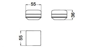 Кожаный квадратный пуф CPRN HOMOOD Dragonfly ARCH-00042149 - Вид №2
