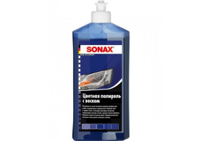 16440271 Цветной полироль с воском голубой NanoPro 0,5л 296200 Sonax