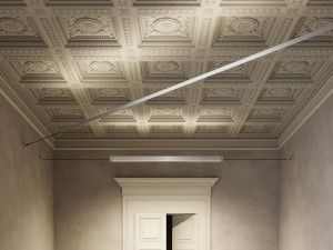 Профиль линейного освещения металлической стены