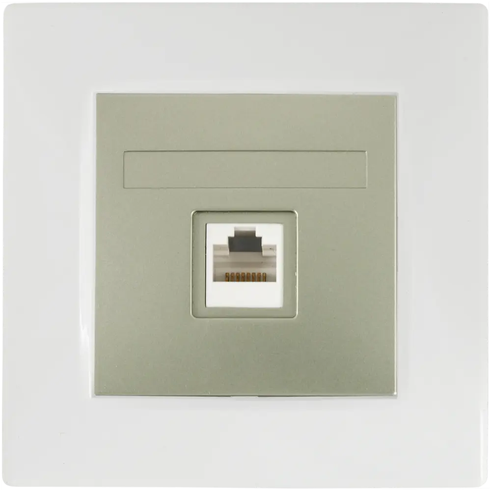 Розетка компьютерная Schneider Electric W59, цвет шампань 13610115 STLM-2136667 - Вид №3