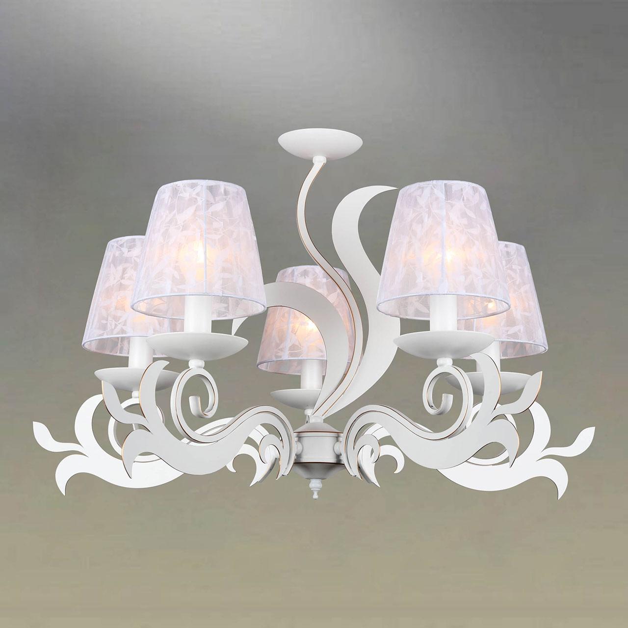 Подвесная люстра Omnilux Caulonia OML-75203-05 OMNILUX CAULONIA 187267 Белый  - Вид №2