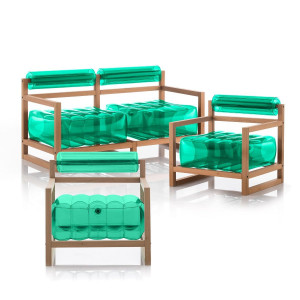 MOJOW Садовая мебель Yoko Зеленый SYK2FYK1CYKCB03VC