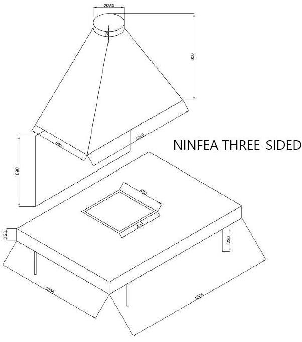 ITALKERO Угловой газовый камин sun-id-1450155 - Вид №1