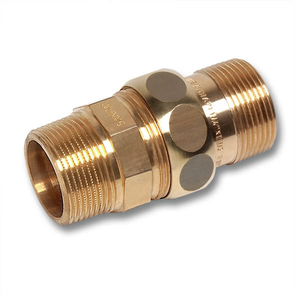 2224114R SANHA 224 компресионное соединение, сгон Об-Об, латунь 11/4 мм  - Вид №1