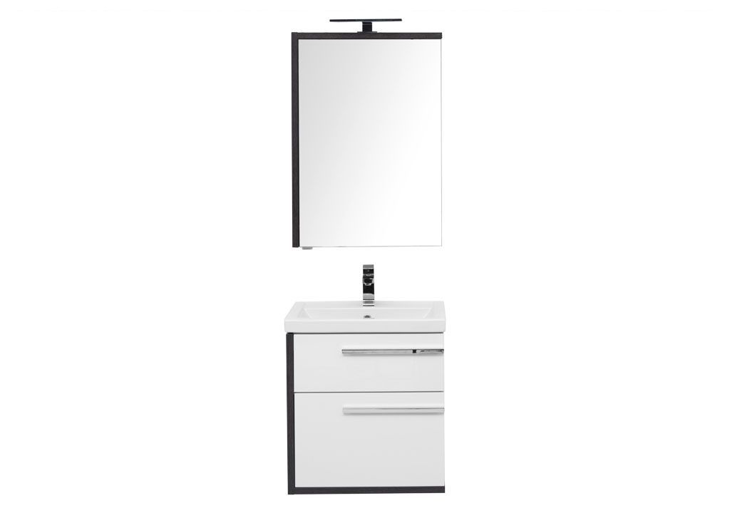 Мебель для ванной Aquanet Фостер 60 эвкалипт мистери/белый 00209032 - Вид №2