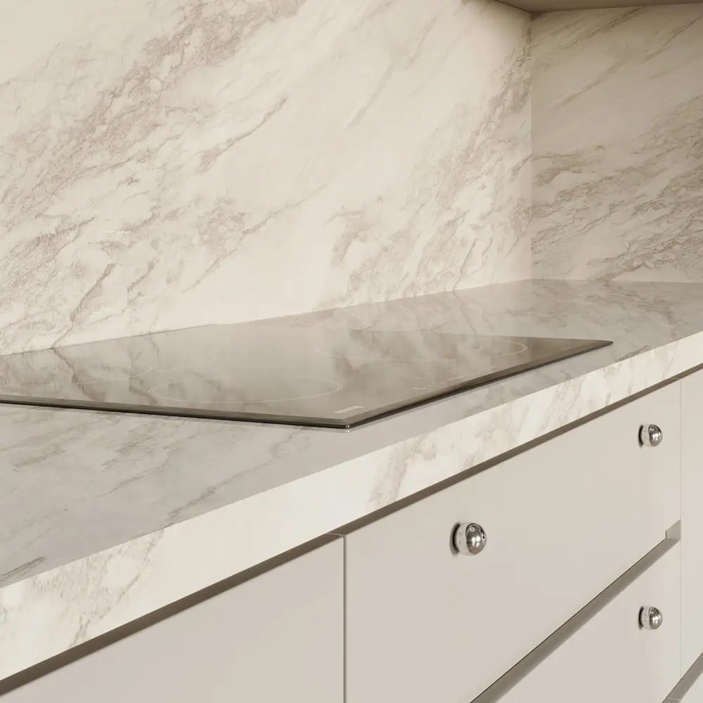 Столешница KONSENSA Стоун 120x60x3.8 см ДСП цвет бежевый ДСП Прямой угол STLM-2132460 - Вид №5