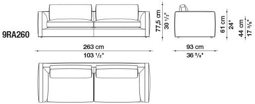 B&B Italia Модульный угловой диван из ткани Richard sun-id-1472345 - Вид №39