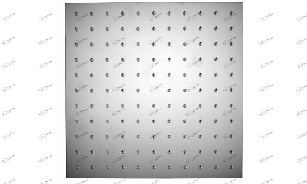 INI002-075 Hержавеющая сталь матовая Twiggy - Inox 250 x 250 mm BOSSINI 
