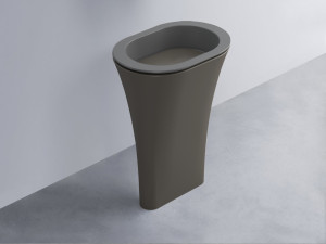 AMLA65-CM+AMPILO-FN+AMCOLO-FN Раковина Amedeo Ovale отдельностоящая cielo Enjoy + Amedeo